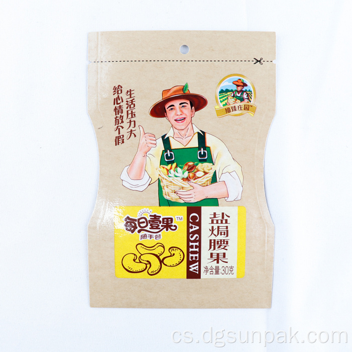 sáček na balení mražených potravin z hliníkové fólie